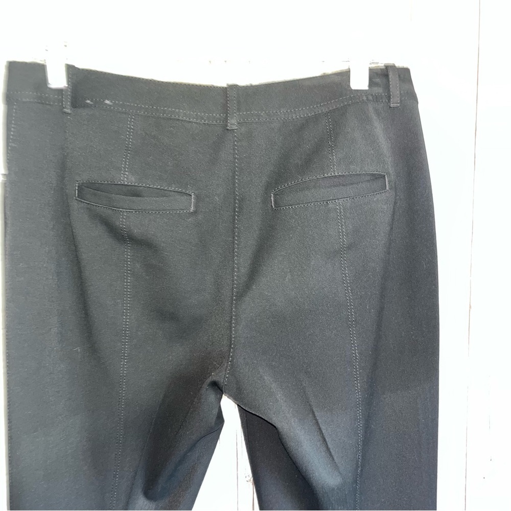 White House Black Market Black Straight Pants Women’s 4 Short - Picture 4 of 5